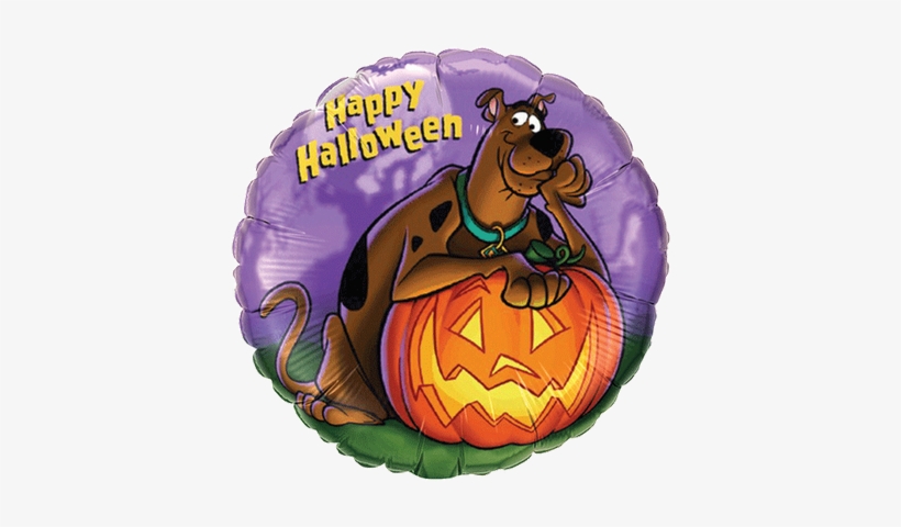 Clipart Labels Halloween Halloween Balloons Scooby - Scooby Dooby Doo Halloween, transparent png download