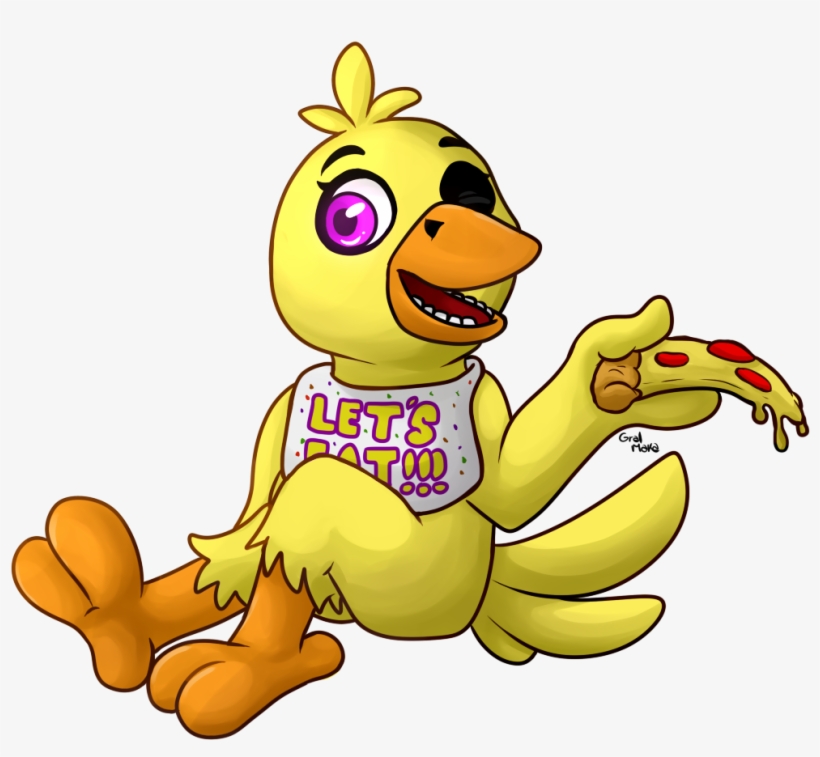 Chica By Gralmaka-d7yv0gb - Five Nights At Freddy's Chica Caricatura, transparent png download