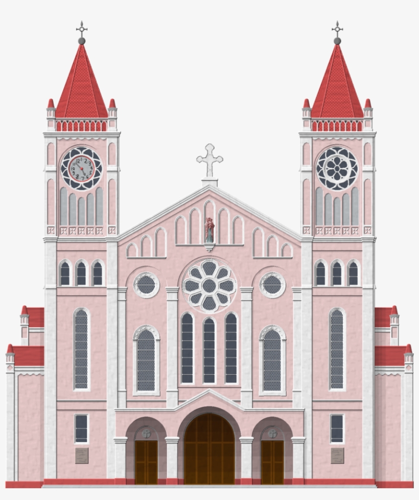Cathedral Png - Baguio Cathedral Png, transparent png download