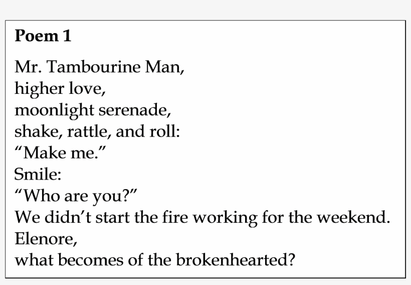 “song Title Poetry” - Poetry, transparent png download