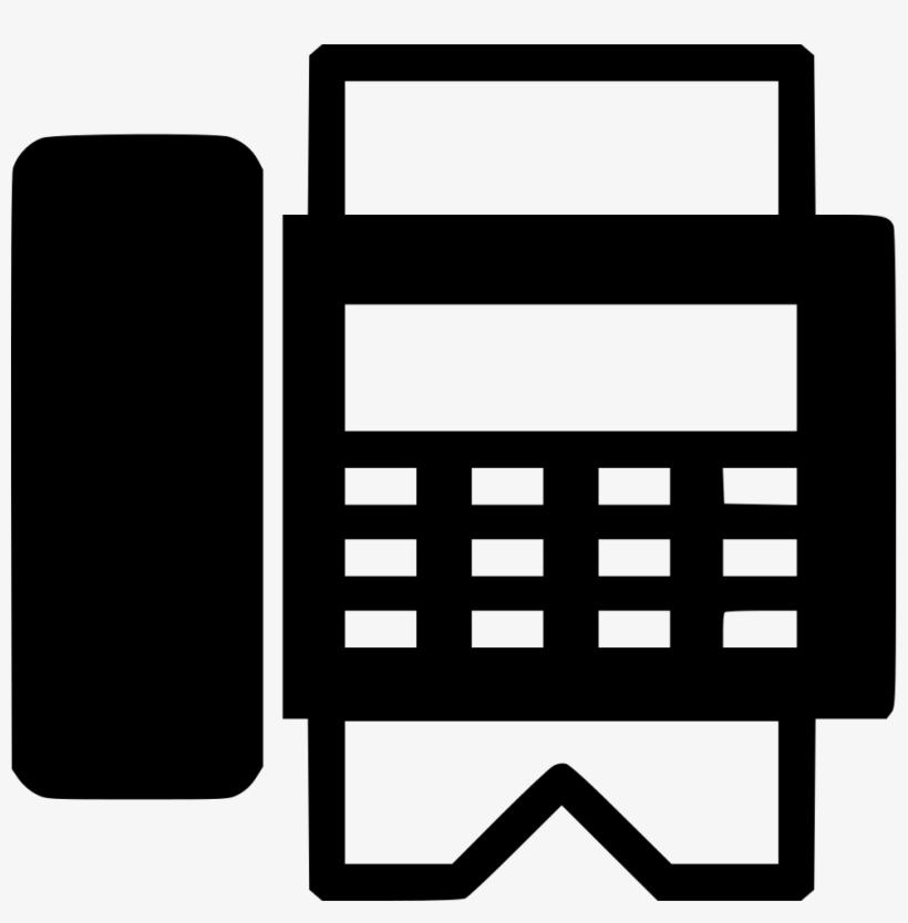 Fax Machine - - Telephone, transparent png download