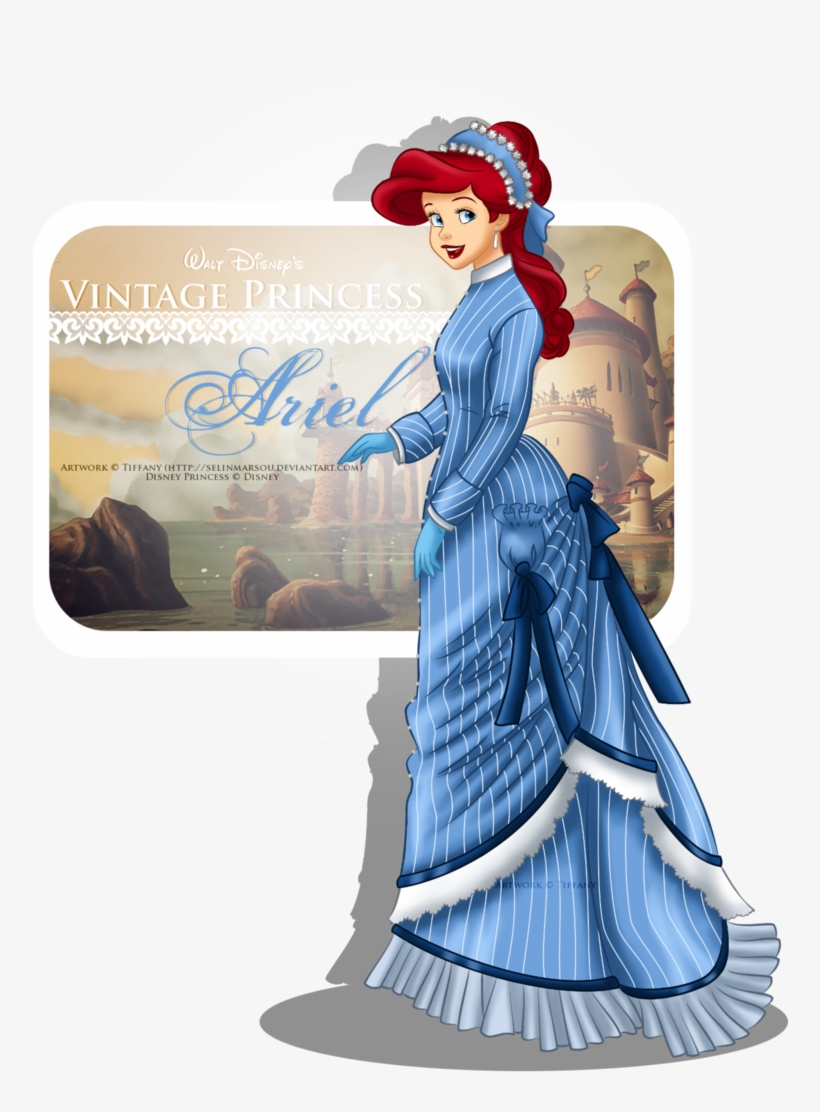 Ariel Images The Little Mermaid Hd Wallpaper And Background - Vintage Princess, transparent png download