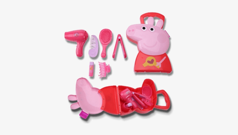 Tayo Yuzzestuche Pepa Pig - Peppa Pig Hair Case, transparent png download