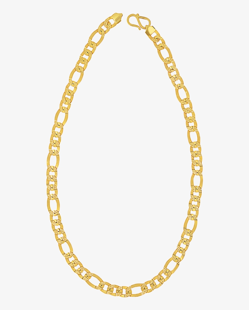 Figaro Chain Diamond Cut, transparent png download