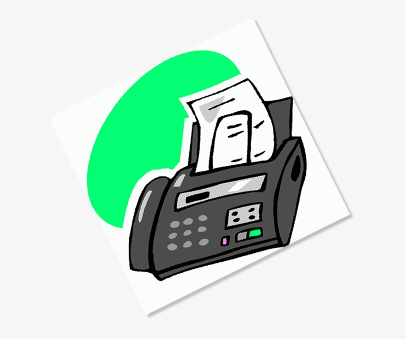Receives Faxes As Emails - Fax Machine Clip Art, transparent png download