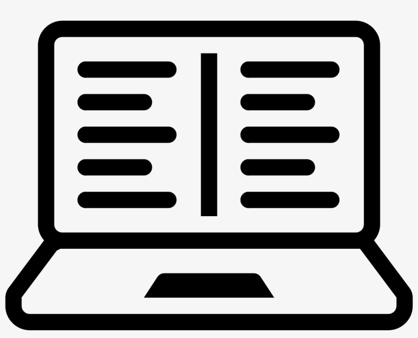 This Is A Picture Of A Laptop Computer - E Learning Icon Png, transparent png download