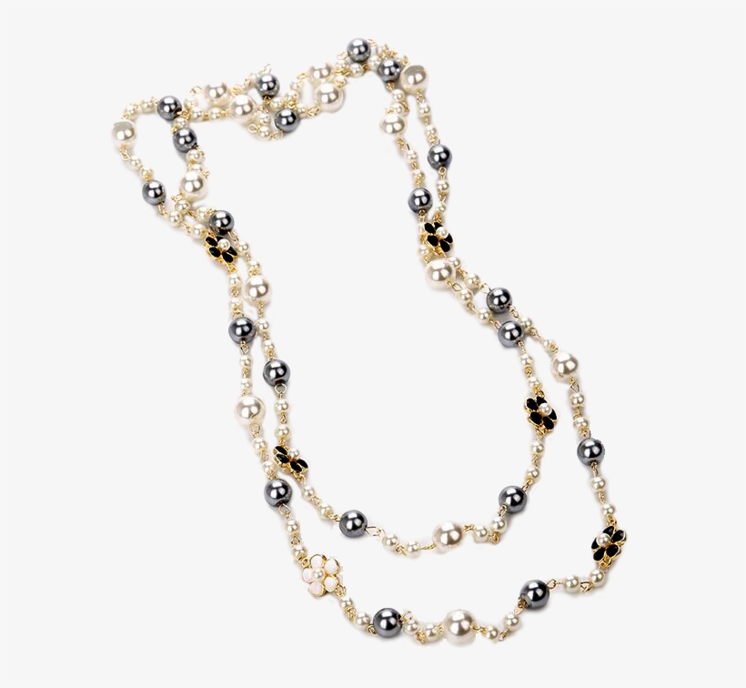 Necklace Female Long Section Korean Fashion Multi-layer - Necklace, transparent png download