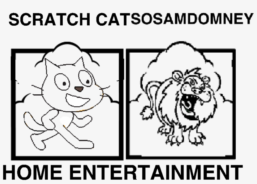 Scratch Cat Sosamdomeney Home Entertainment Logo - Portable Network Graphics, transparent png download