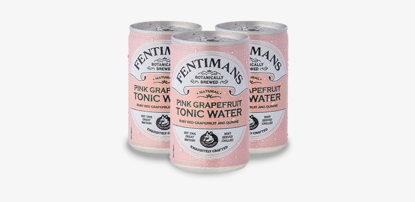 Pink Grapefruit Tonic Water - Fentimans Premium Indian Tonic Water, transparent png download