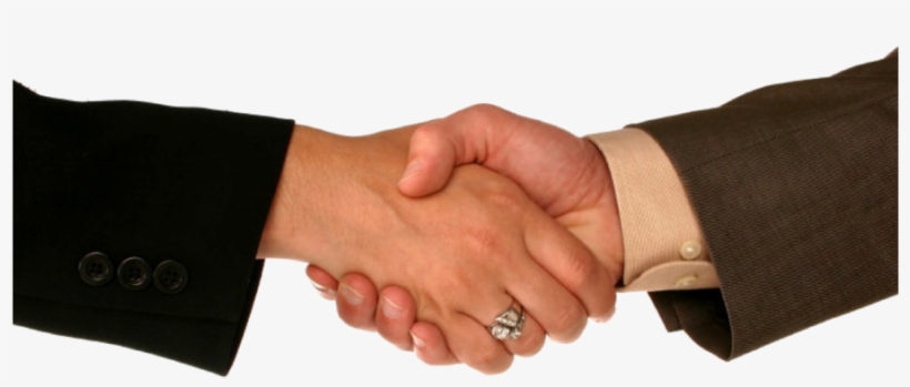 Corporate Seminars - Man And Woman Hand Shake, transparent png download