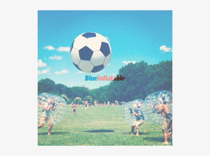 Half Coloured / Half Blue Bubble - Bubble Football, transparent png download