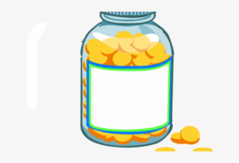 Pill Bottle Clipart - Pill Bottle Clip Art, transparent png download