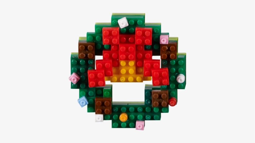 Christmas Wreath - Brixies 203004 Weihnachtskranz (level 1), transparent png download