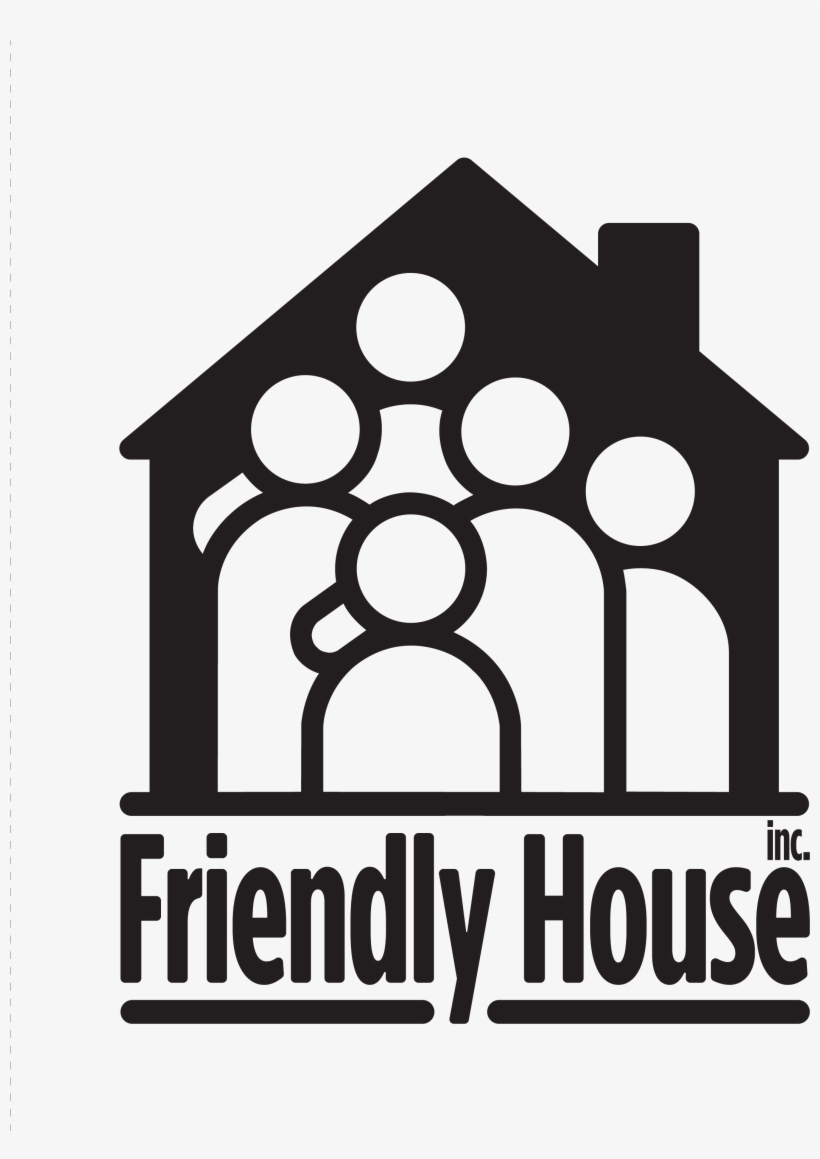 Thank You For Your Support Of Friendly House - Friendly House Logo, transparent png download