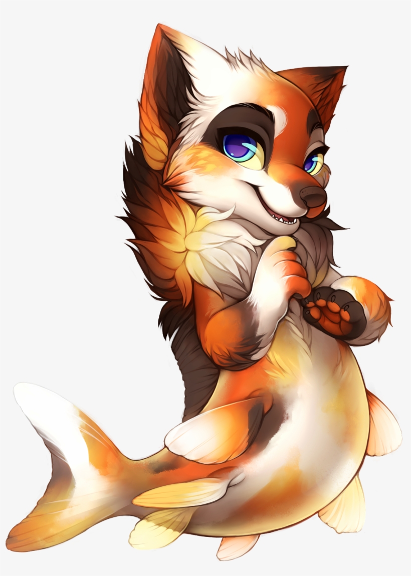 Mermaid Fox - Furvilla Fox, transparent png download