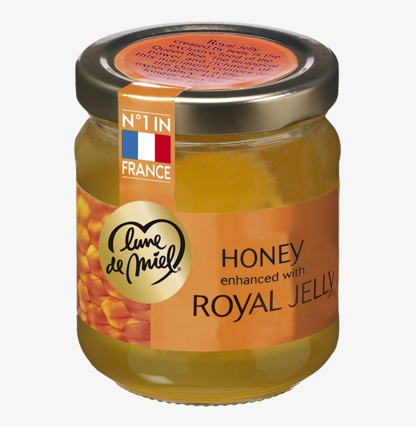 Honey And Royal Jelly - Lune De Miel Mild & Fresh Honey, transparent png download