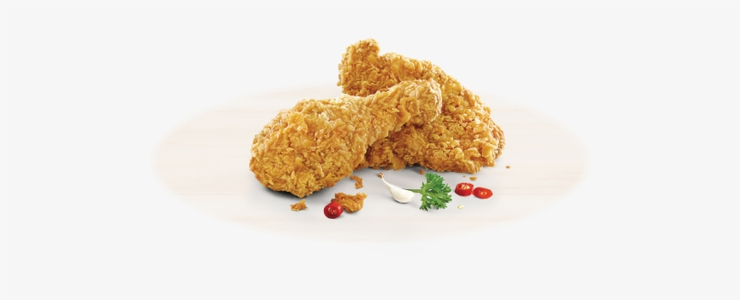 2 Pcs Hot & Crispy Chicken - Hot And Crispy Chicken Kfc, transparent png download