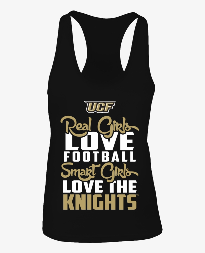 Ucf Real Girls Love Football Smart Girl Lov The Knights - Hate People Camping Shirt, transparent png download