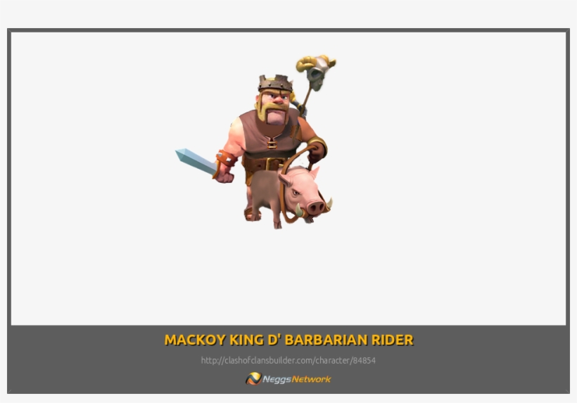 Clash Of Clans Characters Barbarian Download - Clash Of Clans, transparent png download