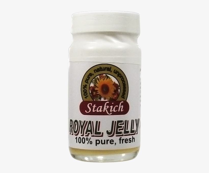 Stakich Honey Fresh Royal Jelly Jar-2 Oz - Stakich Fresh Royal Jelly - 2 Oz, transparent png download