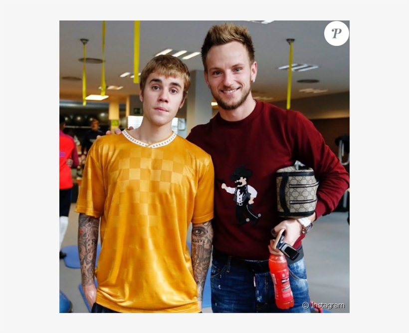 Justin Bieber - Justin Bieber And Ivan Rakitic, transparent png download