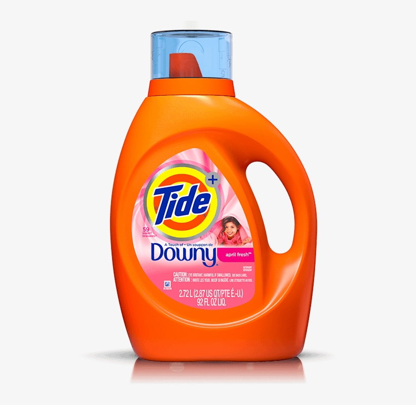 Tide Plus Downy April Fresh Scent Liquid Laundry Detergent - Tide Downy, transparent png download
