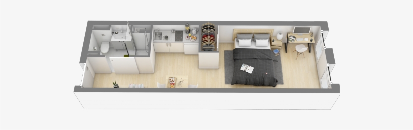 *student* Beautiful Studio - Residence Saint Come Rennes, transparent png download