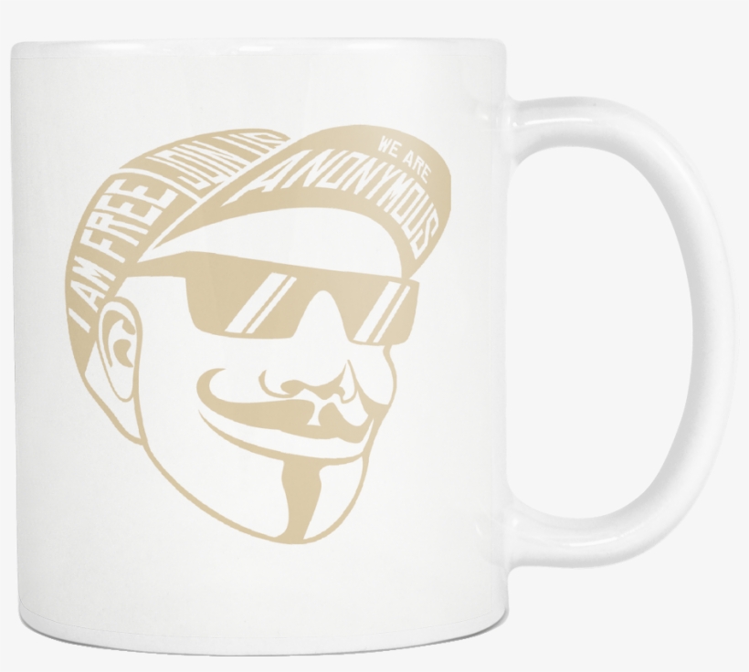 Mug Anonymous Drinkware Buy Now - T-shirt Women Tr0145 V For Vendetta Guy Fawkes Mask, transparent png download