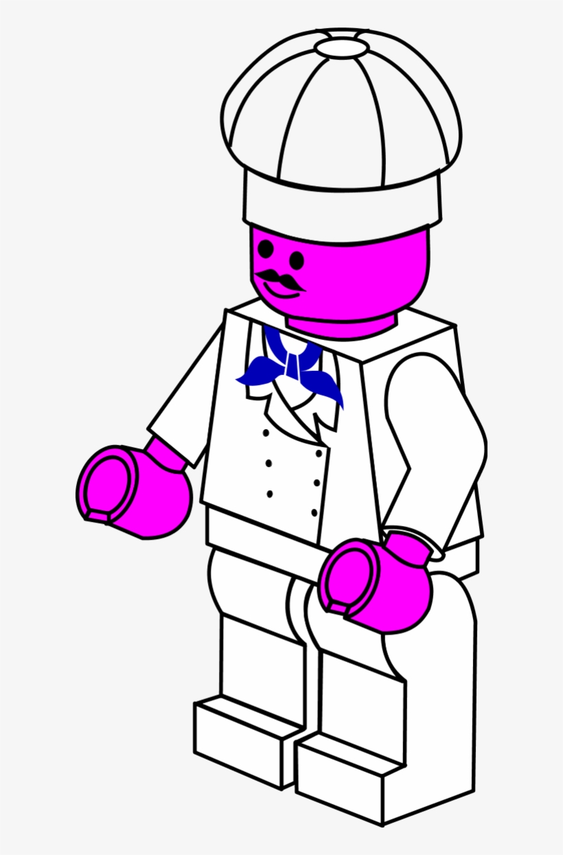 Lego Town Chef - Lego, transparent png download