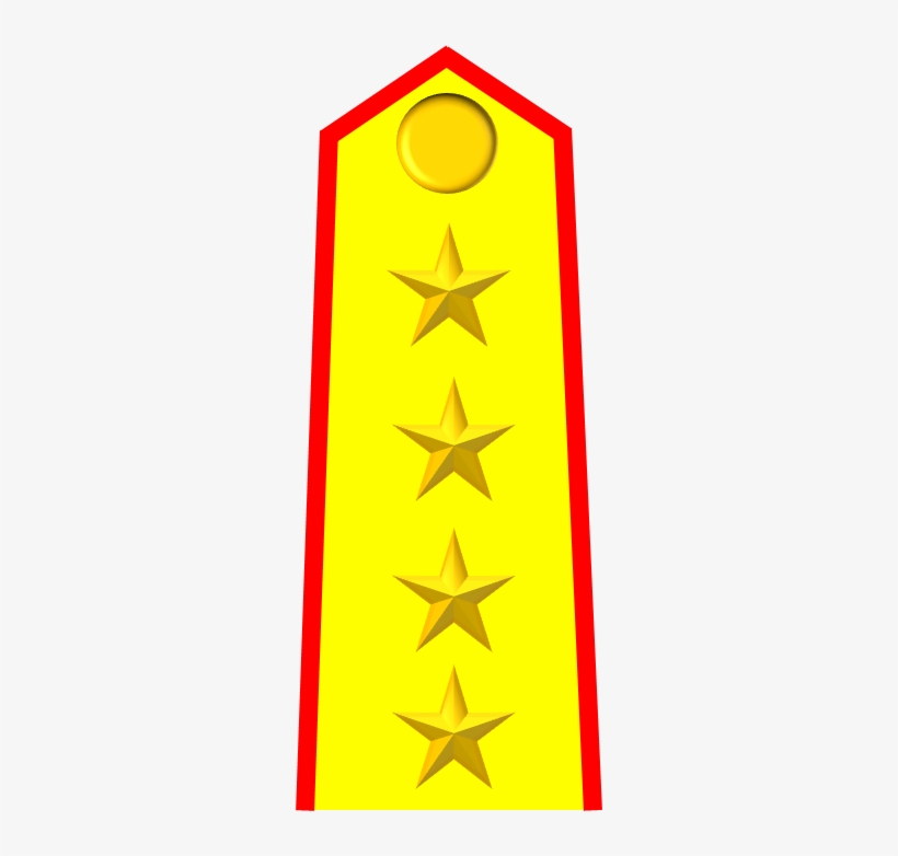 Vietnam General Rank - 4 Yıldızlı Rütbe, transparent png download
