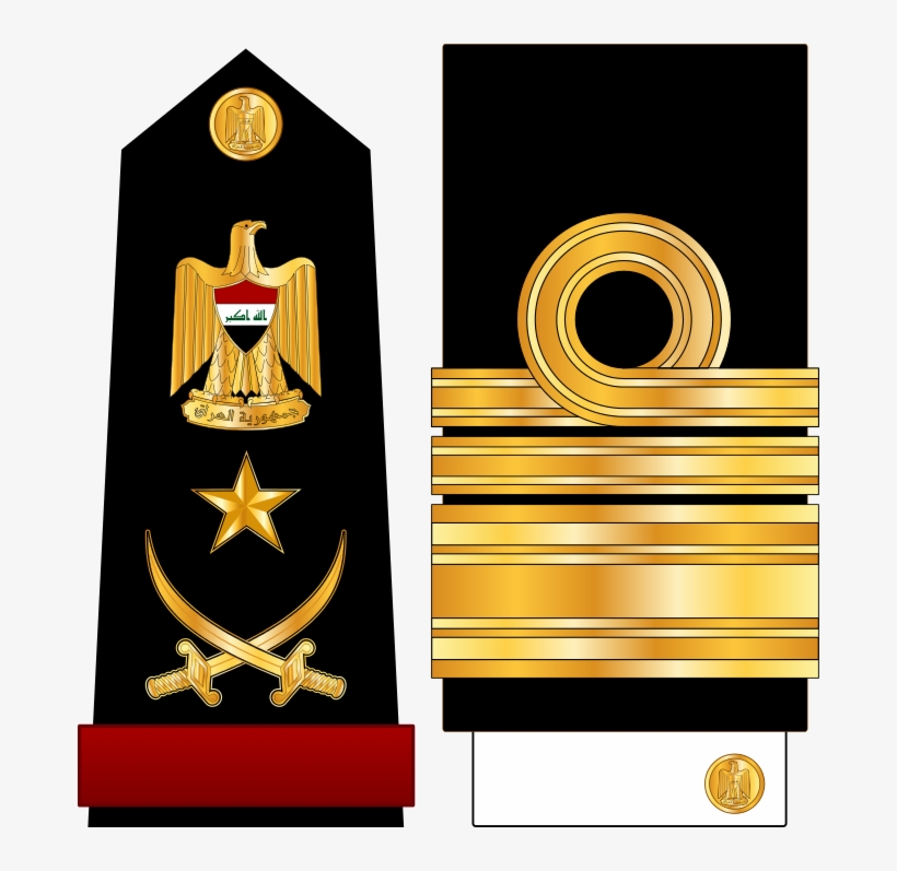 File - Iraqnavyrankinsignia-3 - Egyptian Air Force, transparent png download