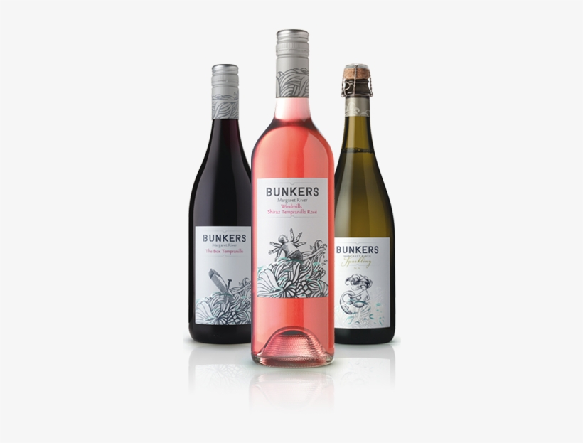Bunkers Wines Is Named After Spectacular Bunker Bay, - Buy Pack Of 12 - Bunkers Bears Cabernet Merlot Margaret, transparent png download