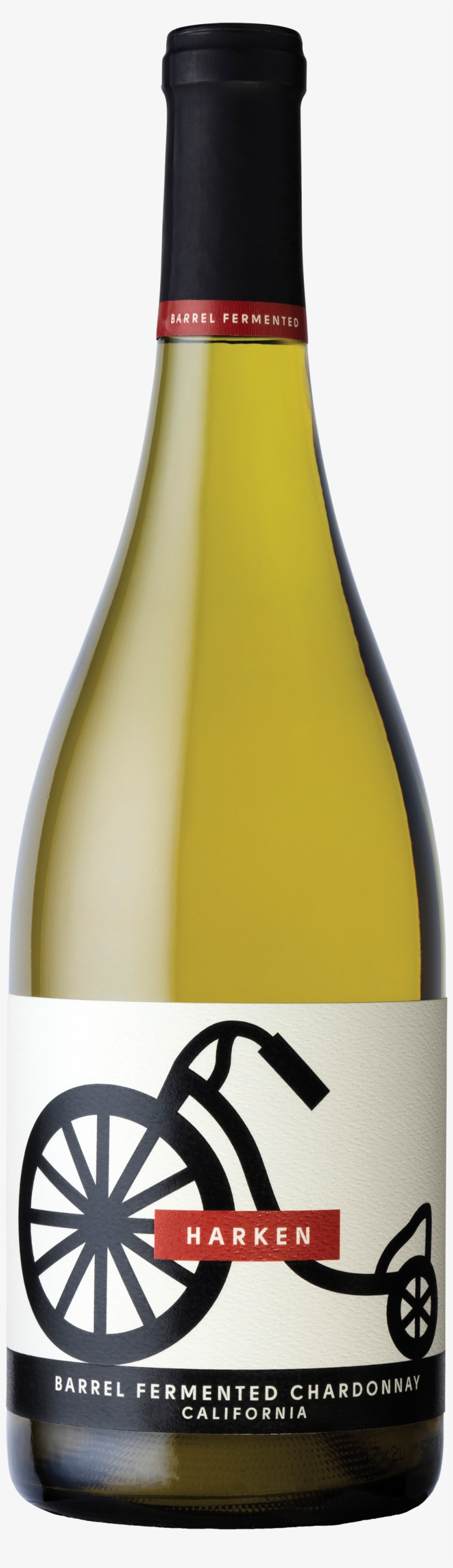 Bottle Shots - Harken Wines Barrel Fermented Chardonnay 2014, transparent png download