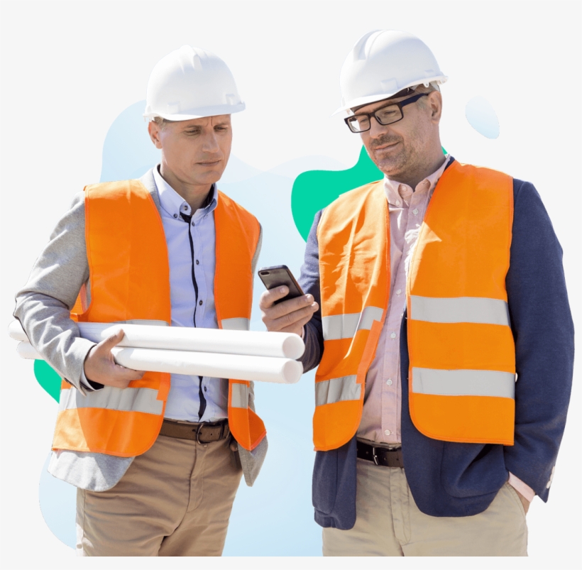 Construction Time Tracking Software - Homme Sur Chantier, transparent png download