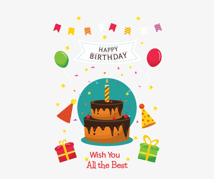 Happy Birthday Greeting Cards Png - Greeting Card, transparent png download