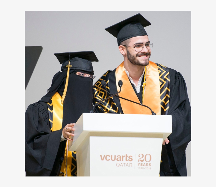 Vcuarts Qatar Celebrated The Class Of 2018 At Their - Academic Dress, transparent png download