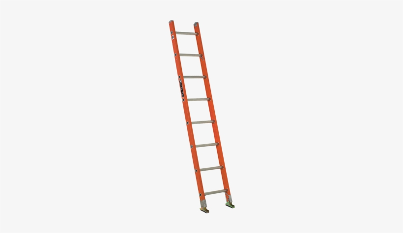 Louisville Single Fiberglass Ladder, transparent png download