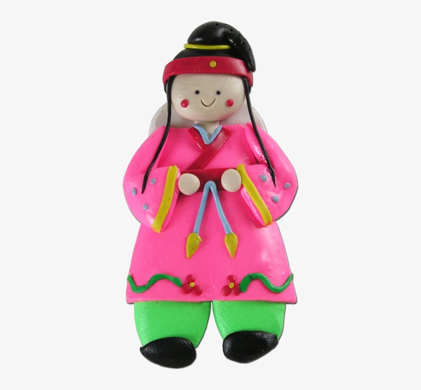 Memo Holder Of 10 Pcs 09 - Korean Doll, transparent png download