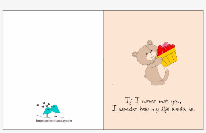 Free Love Quotes Cards - Greeting Card, transparent png download