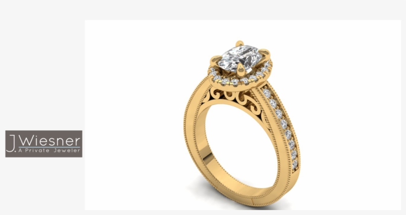 Custom Gold Engagement Rings In La Jolla San Diego - San Diego, transparent png download