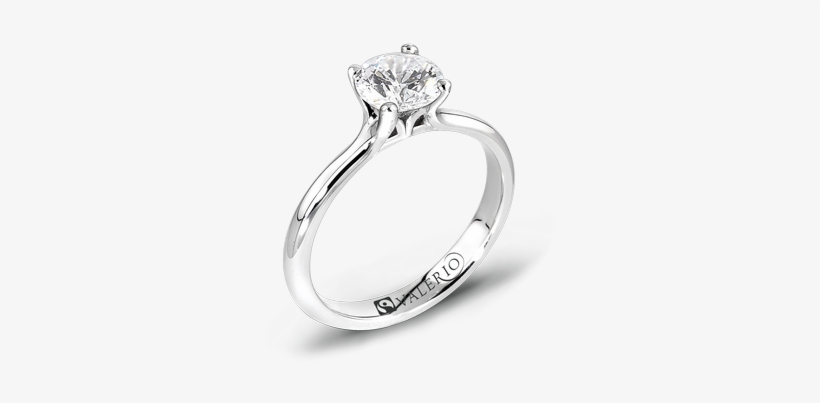 Classic Canadian Diamond Fairtrade Gold Engagement - Finnies The Jewellers Platinum Round Brillant Diamond, transparent png download