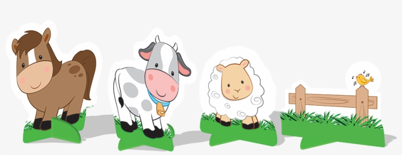 Foto Decoracao De Mesa Fazendinha - Decoração De Mesa Cartonada Festa Fazendinha - 08 Unidades, transparent png download