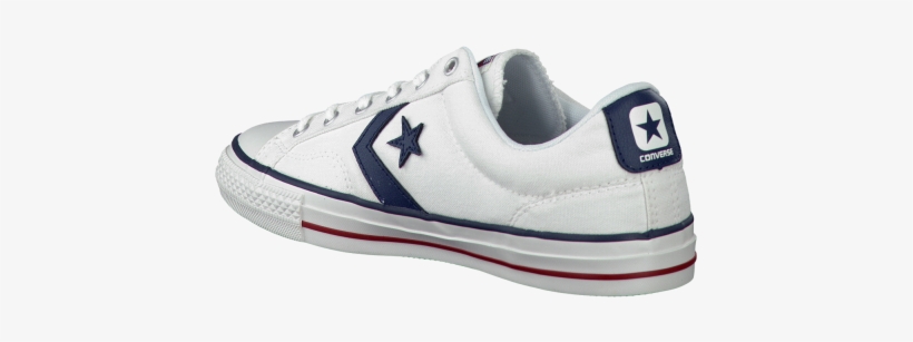 New White Converse Sneakers Star Player Ox 53245 Star - Converse, transparent png download