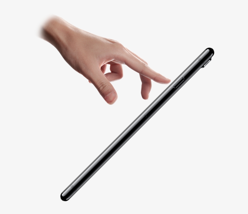 One Hand Touch Hand Touching Mobile Device Gesture - Pchero Multipoint Wireless Bluetooth Sun Visor In-car, transparent png download