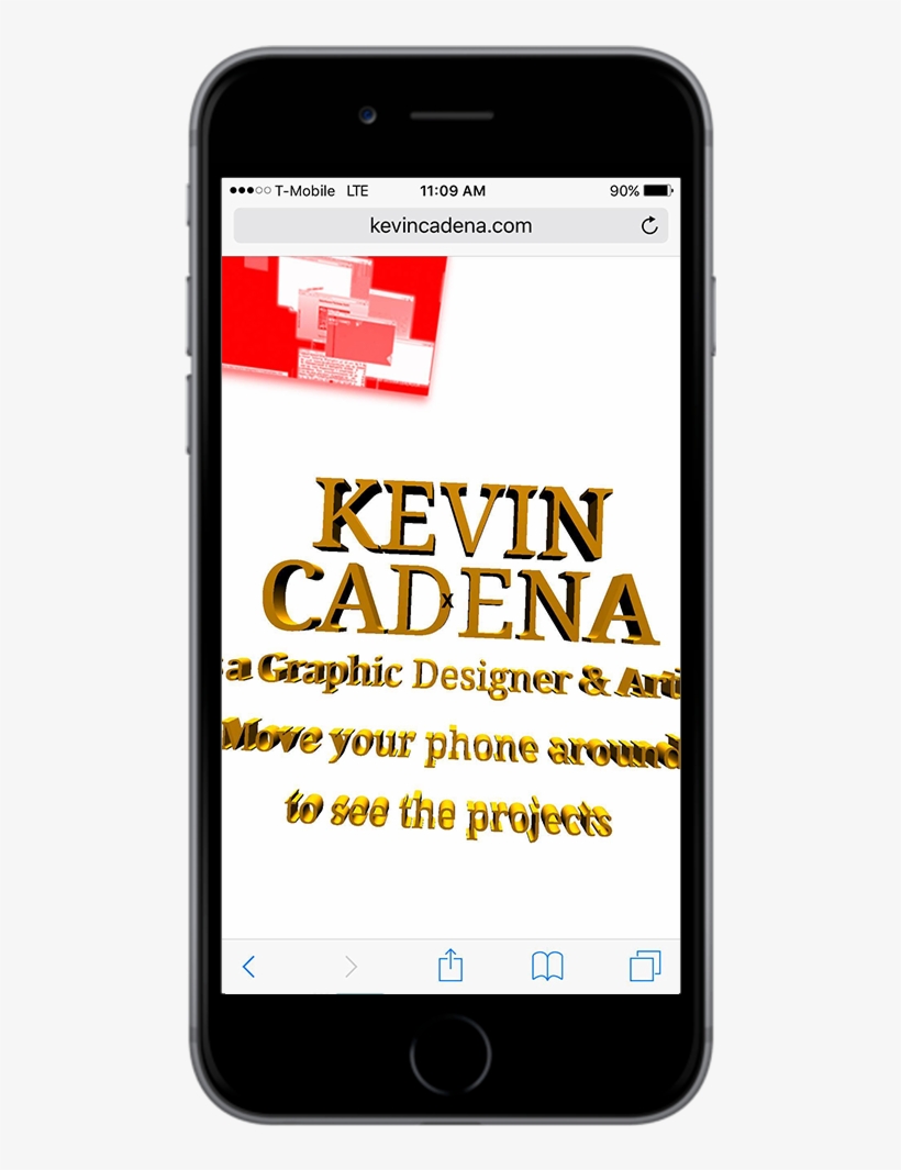 3d Mobile Portfolio - Mobile Phone, transparent png download