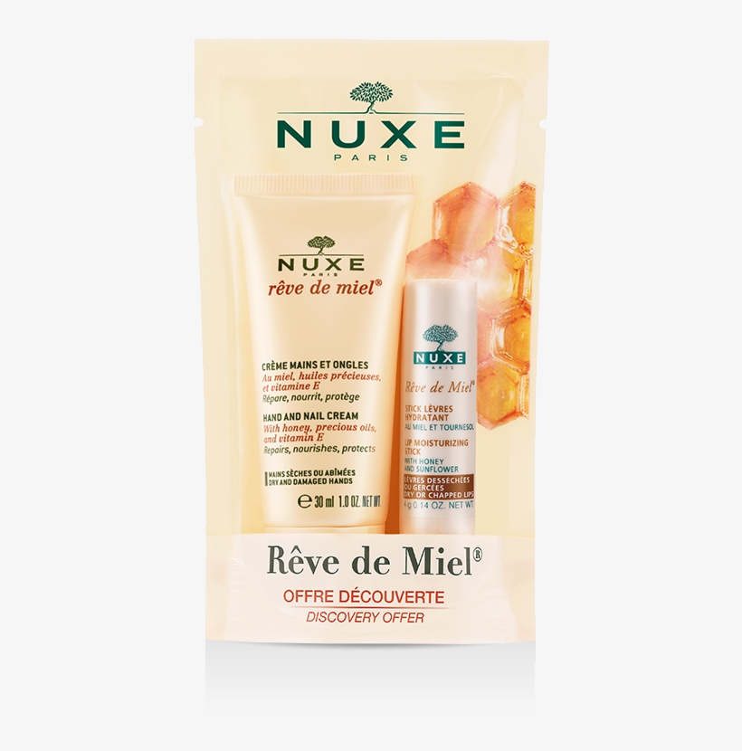 Nuxe Reve De Miel Discovery Offer: Hand, transparent png download