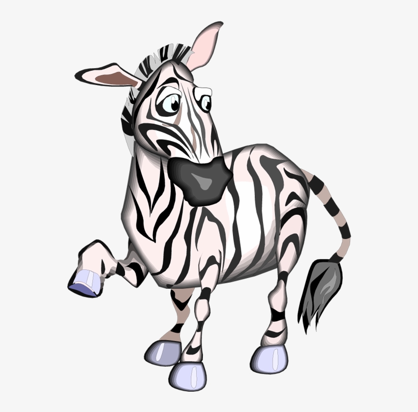 Owl Zebra Drawing Clip Art - Zebra Clipart Clear Background, transparent png download