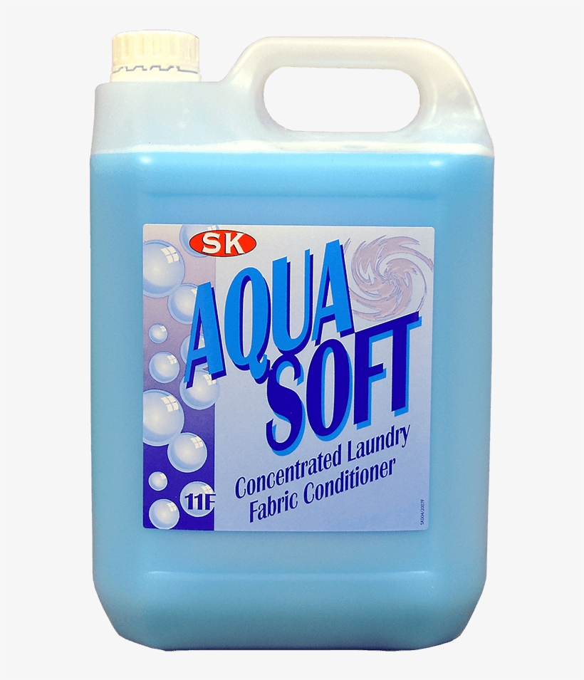 Aquasoft Laundry Softener - Plastic Bottle, transparent png download