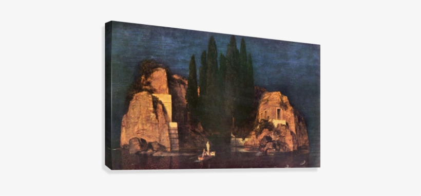 Dead Island By Franz Von Stuck Canvas Print - Franz Von Stuck, transparent png download
