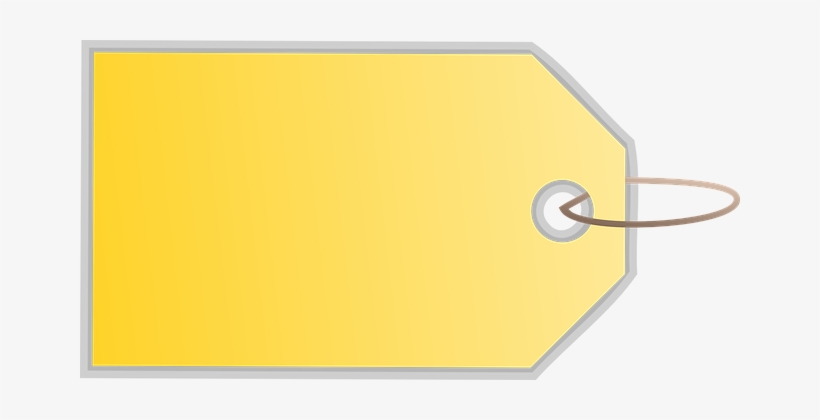 Tag Price Yellow Blank Tag Tag Tag Tag Tag - North Carolina, transparent png download